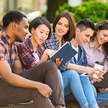 Allied Health students studying together